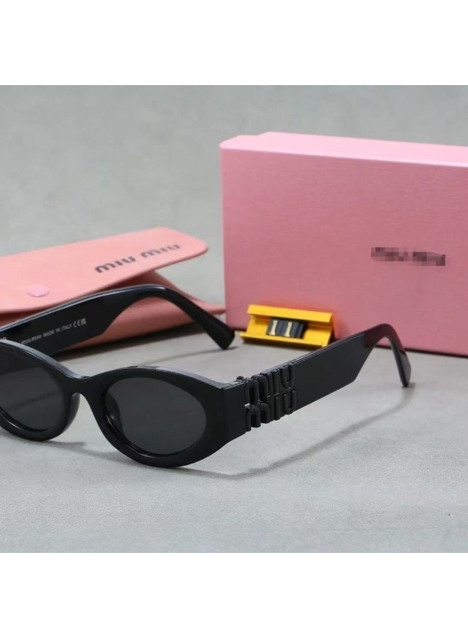 Miu Miu Italian Designer Luxury Retro Style Polarized Cycling Sunglasses For Ladies - Image 1