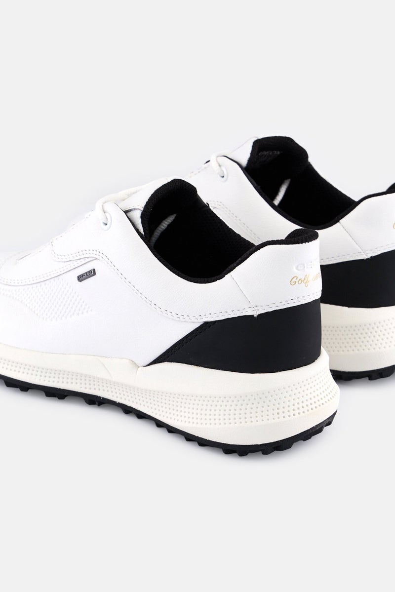 GEOX Women D Pg1x Lace Up Casual Shoes, White - Image 4