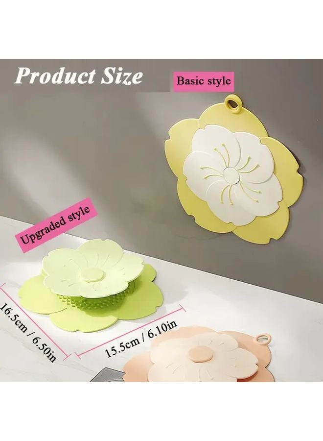 Upgraded Style Purple Silicone Hair Catcher Drain Stopper Odor Proof Guard For Bathroom Shower And Kitchen - Image 3