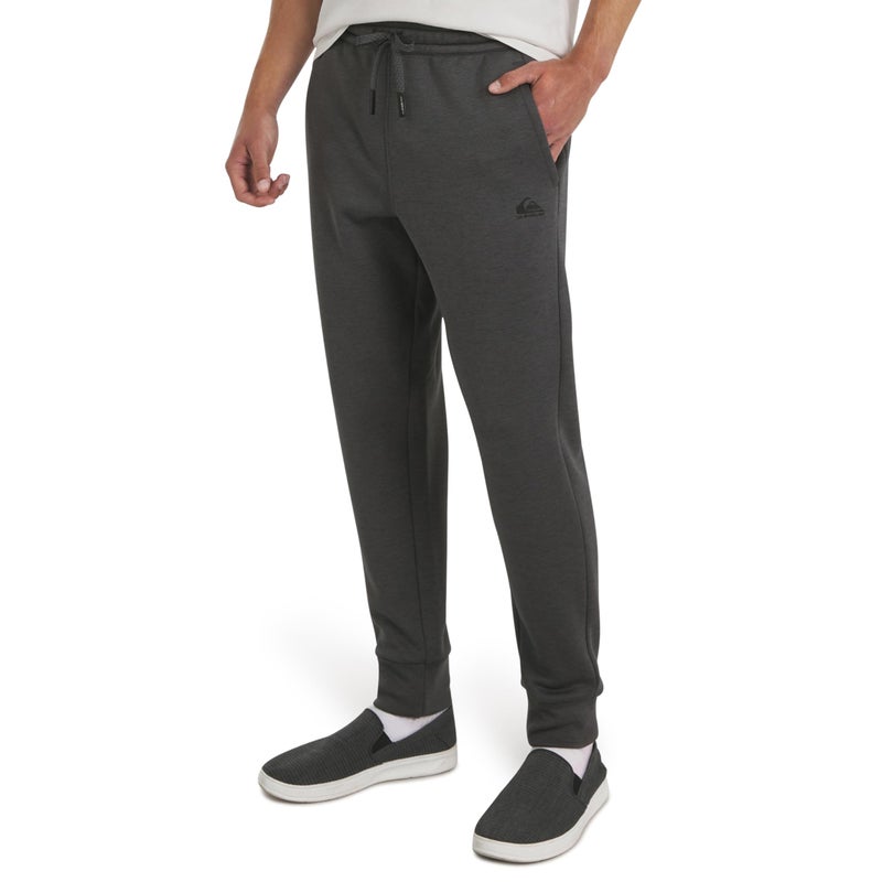 Quiksilver Men's Regular Fit Active Performance Heavyweight Jacquard Mesh and Polar Fleece Jogger Pants, Iron Gate, Large - Image 1