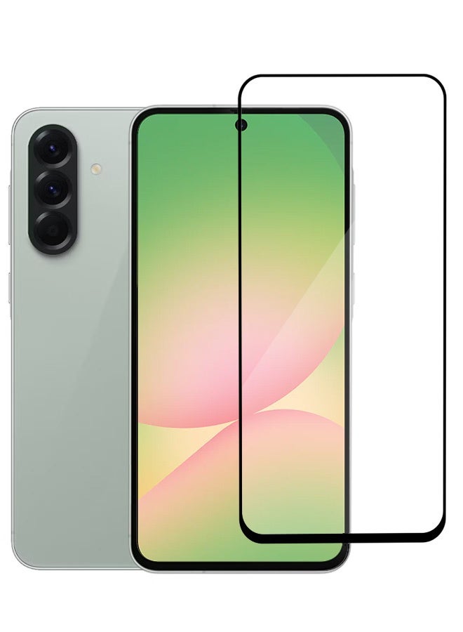 CATANES حماية شاشة لجهاز سامسونج جالاكسي A56 – تغطية كاملة زجاج مقسى 9H | وضوح عالي | مضاد لبصمات الأصابع | ملاءمة من الحافة إلى الحافة - Image 2