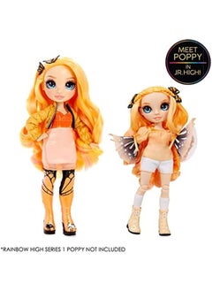 RAINBOW HIGH Jr Poppy Rowan 9 Inch Orange Fashion Doll With Doll Accessories Open And Closes Backpack Great Gift For Kids 6 12 Years Old And Collectors Multicolor 9 Inches  - Image 4