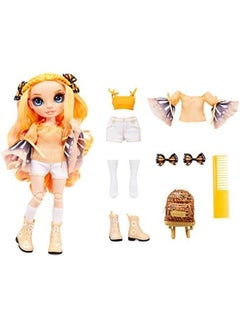 RAINBOW HIGH Jr Poppy Rowan 9 Inch Orange Fashion Doll With Doll Accessories Open And Closes Backpack Great Gift For Kids 6 12 Years Old And Collectors Multicolor 9 Inches  - Image 2