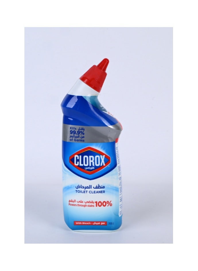 كلوركس منظف المراحيض يقضي على البقع مع مبيض 709 مل - Image 1