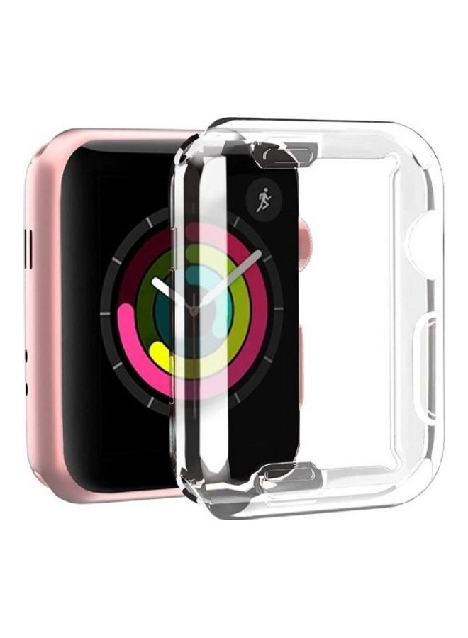 NIBEMINENT TPU Protective Case Cover For Apple Watch Series 44mm Clear  - Image 2