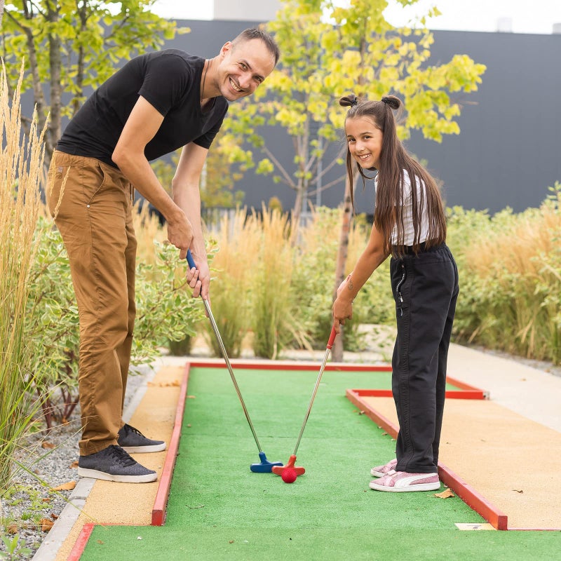 Junkin 80 Pcs Foam Golf Balls Rubber Practice Balls Realistic Feel and Flight Sport Training for Indoor or Outdoor Backyard Golf Training(Red) - Image 5