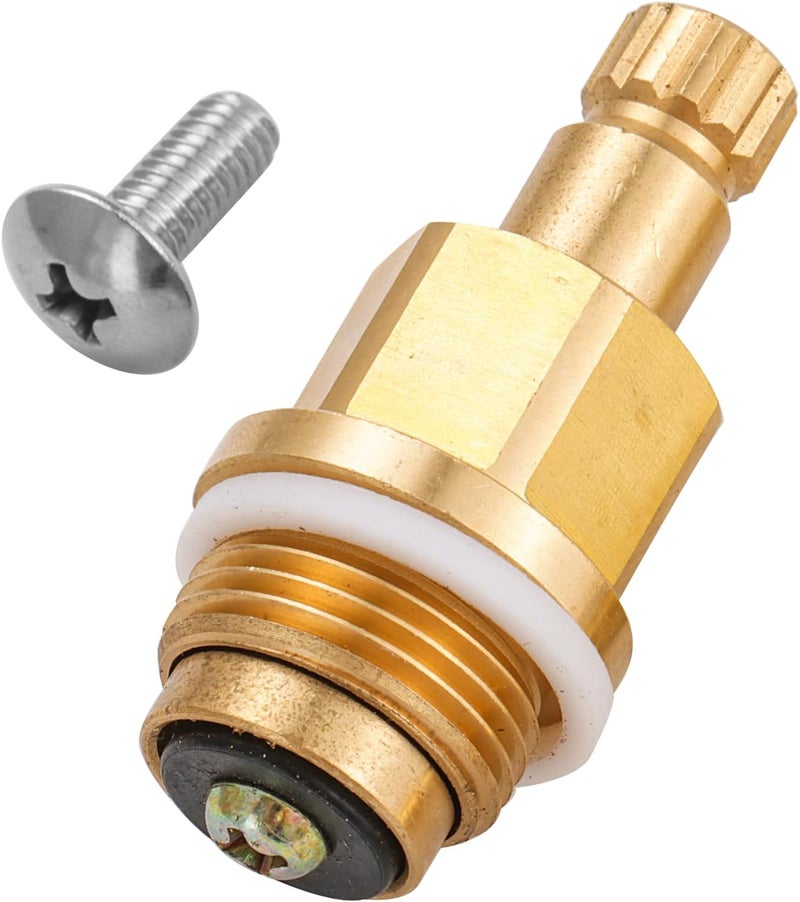 Catilon PK1100 Stem Assy, Premium Brass Globe Valve Faucet Stem Compatible with Arrowhead Hose Bibs, Boiler Drains & Sill Faucets - Image 1