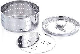 Mystte Mystte Stainless Steel Paneer Maker Mould Press 400Ml Silver Round Shape Size 11x11x6 Cm  - Image 3