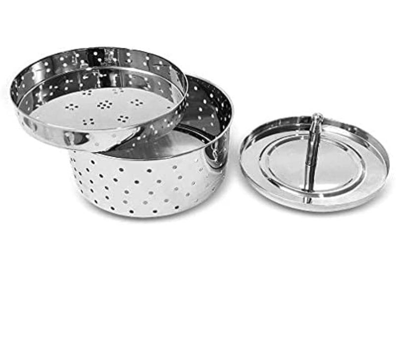 Mystte Mystte Stainless Steel Paneer Maker Mould Press 400Ml Silver Round Shape Size 11x11x6 Cm  - Image 1