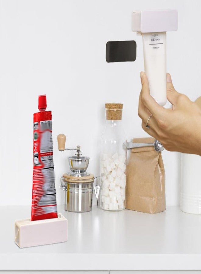 OULIGET Oiliget Magnetic Sauce Rack Tomato Paste Tub Squeezer,Wall-mountable Dispens for Toothpaste, Cosmetics, Ointments Paints,Holder Stand for Kitchen Bathroom Accessories - Image 2