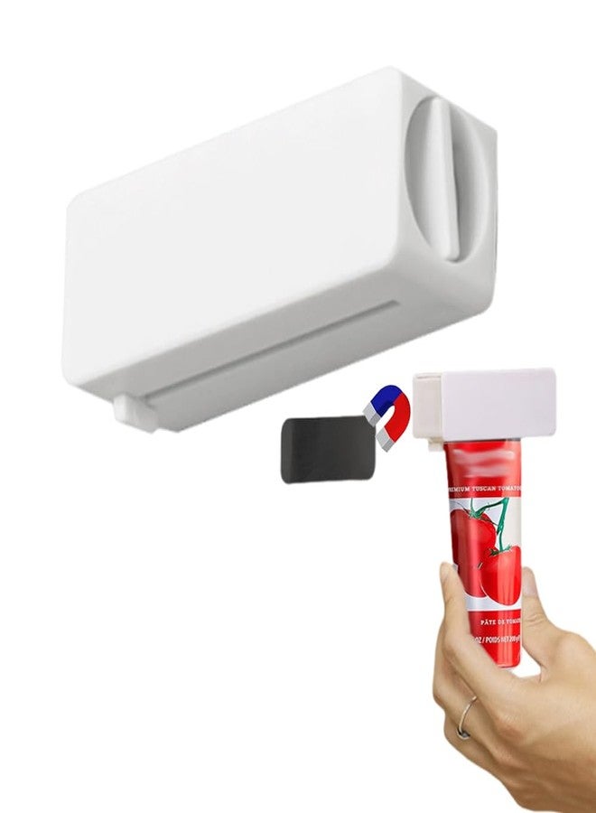OULIGET Oiliget Magnetic Sauce Rack Tomato Paste Tub Squeezer,Wall-mountable Dispens for Toothpaste, Cosmetics, Ointments Paints,Holder Stand for Kitchen Bathroom Accessories - Image 1