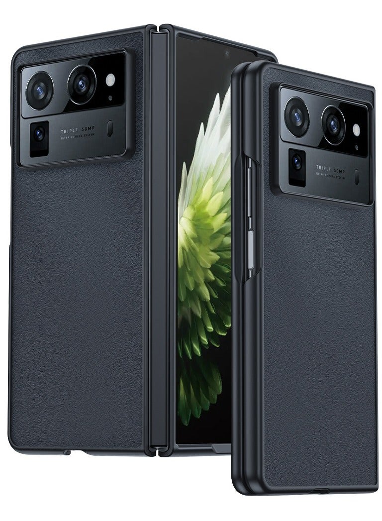 Compatible with Tecno Phantom V Fold 2 5G (2024) Protective Shockproof Capa Case Ultra Thin Carbon Fiber Texture Leather Phone Cover for Phantom V Fold2