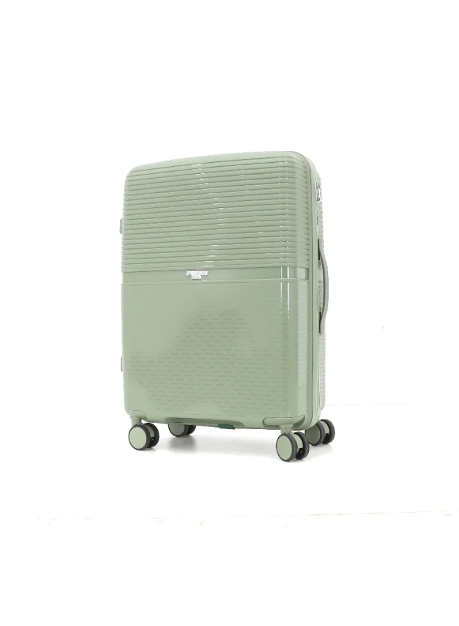 امريكان فلاير AMERICAN FLYER 4 Piece Luggage Set, Lightweight PP Hardside Suitcase Set with TSA Lock, 8 Spinner Wheels, 28 Inch, 24 Inch, 20 Inch & Beauty Case
