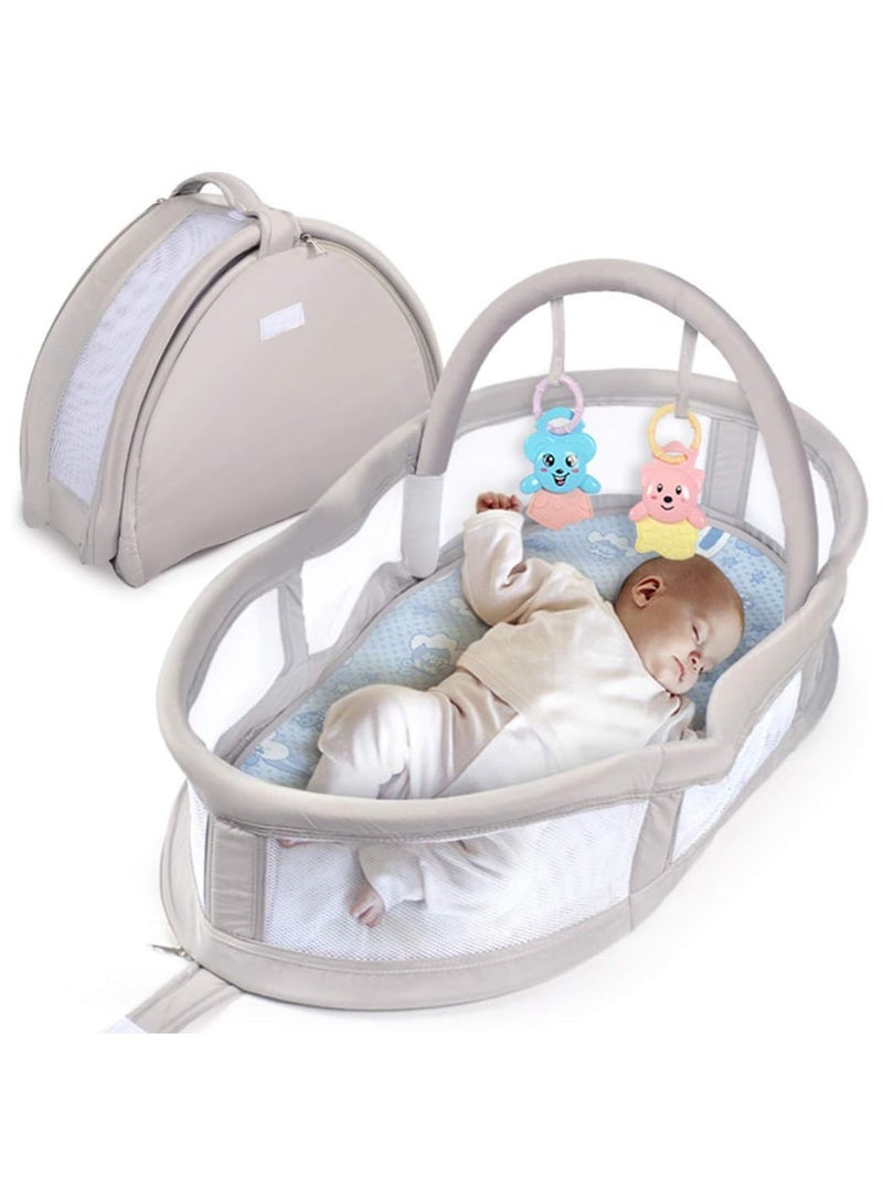 Little  Baby portable foldable sleeping basket , Pack of 1  - Image 1