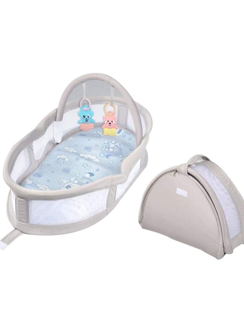 Little  Baby portable foldable sleeping basket , Pack of 1  - Image 2