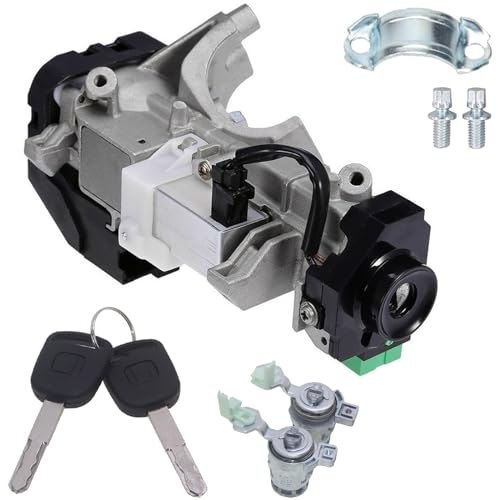 CHENHO Ignition Switch Lock Cylinder Assembly Compatible with Honda Accord CRV Odyssey FIT 06350-SAA-G30 35100-SDA-A71 CHENHO 2003 2004 2005 2006 2007 2008 - Image 1