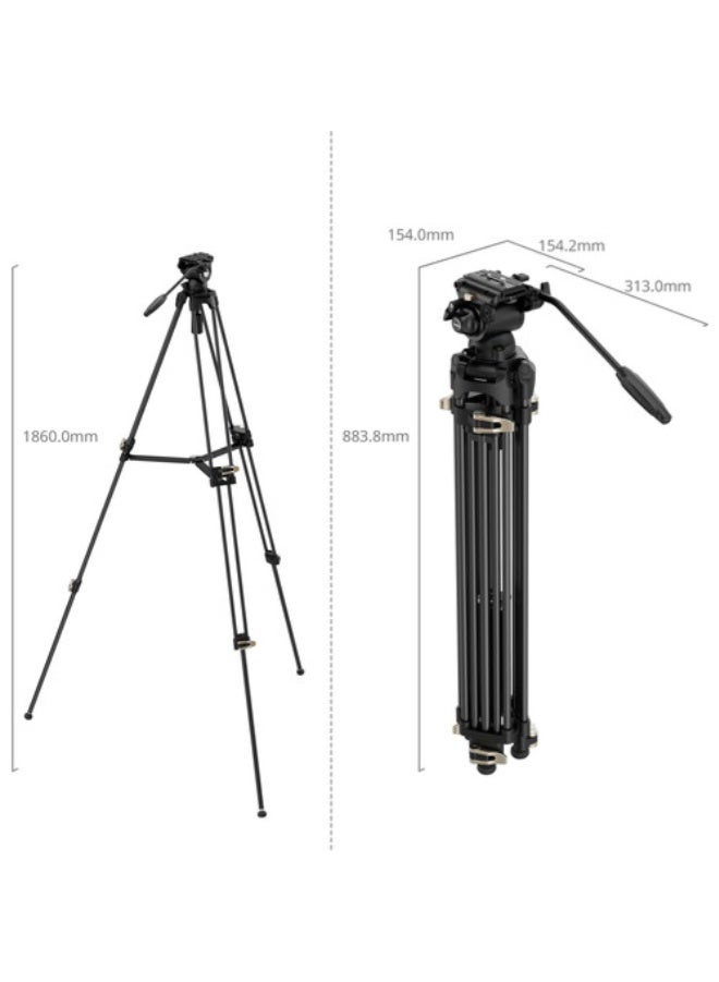 SMALLRIG SmallRig AD-01S Heavy-Duty Tripod and Fluid Head Kit  - Image 3