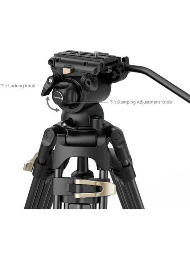 SMALLRIG SmallRig AD-01S Heavy-Duty Tripod and Fluid Head Kit  - Image 4