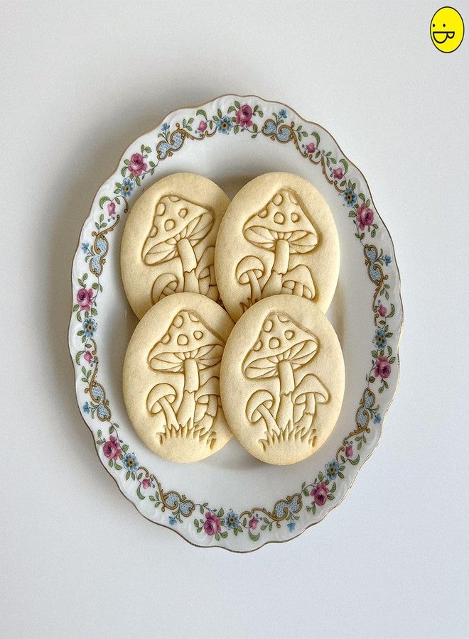 BAKERLOGY Magical Mushroom Cookie Cutter - Detailed Biscuit Cutter Design for Baking and Crafts, ideal on fondant, dough, clay - Image 4