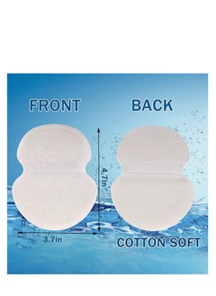 MOSH Underarm Sweat Pads, 60Pcs Disposable Underarm Shields Pads for Clothing Sweating Comfortable Unflavored Non Sweat Armpit Protection, Comfortable Unflavored, Non Visible  - Image 2