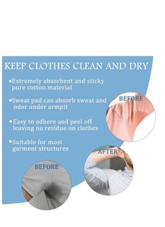 MOSH Underarm Sweat Pads, 60Pcs Disposable Underarm Shields Pads for Clothing Sweating Comfortable Unflavored Non Sweat Armpit Protection, Comfortable Unflavored, Non Visible  - Image 3