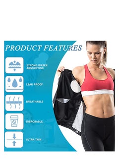 MOSH Underarm Sweat Pads, 60Pcs Disposable Underarm Shields Pads for Clothing Sweating Comfortable Unflavored Non Sweat Armpit Protection, Comfortable Unflavored, Non Visible  - Image 4