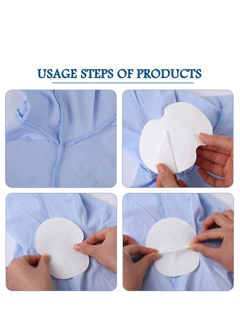 MOSH - Underarm Sweat Pads, 60Pcs Disposable Underarm Shields Pads for Clothing Sweating Comfortable Unflavored Non Sweat Armpit Protection, Comfortable Unflavored, Non Visible - Image 1
