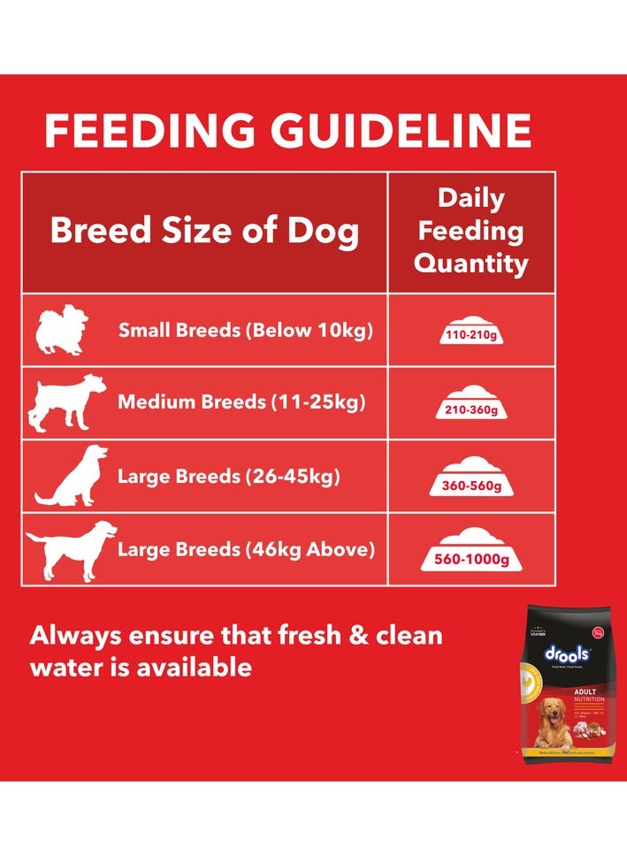 Drools Adult Dry Dog Food  Chicken & Egg 10Kg  - Image 5
