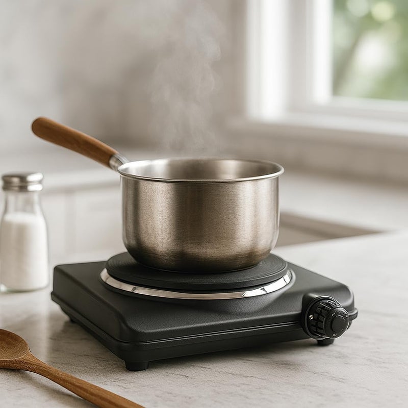 B&D Single Electric Hot Plate with Temperature Control - Image 1