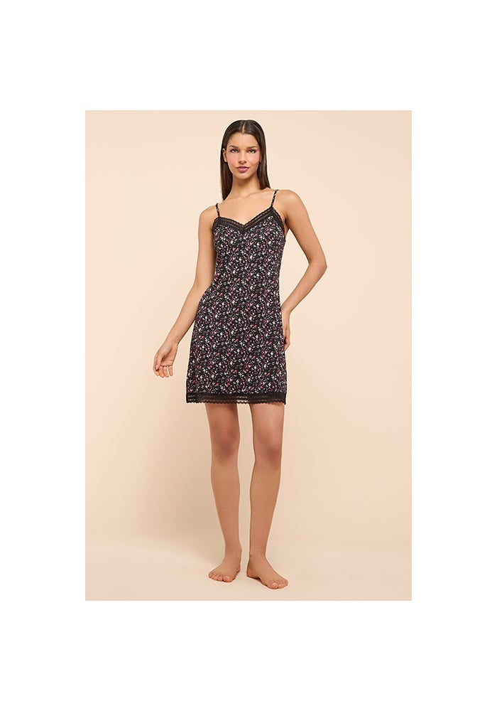 R&B Printed Strappy Nightdress - Image 2