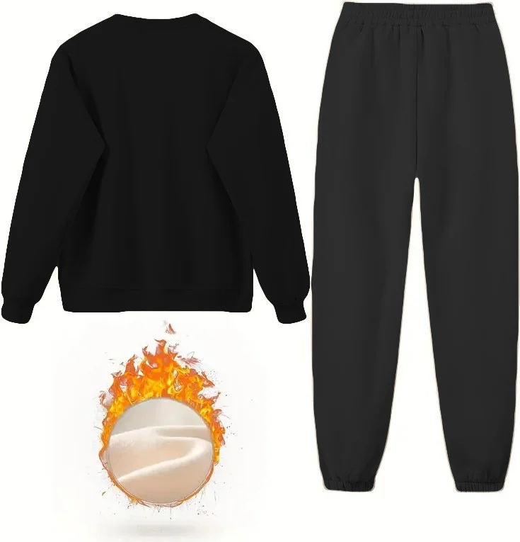 دوغ فش Tracksuit Avesome Printed Plus Size Bottom Top Set