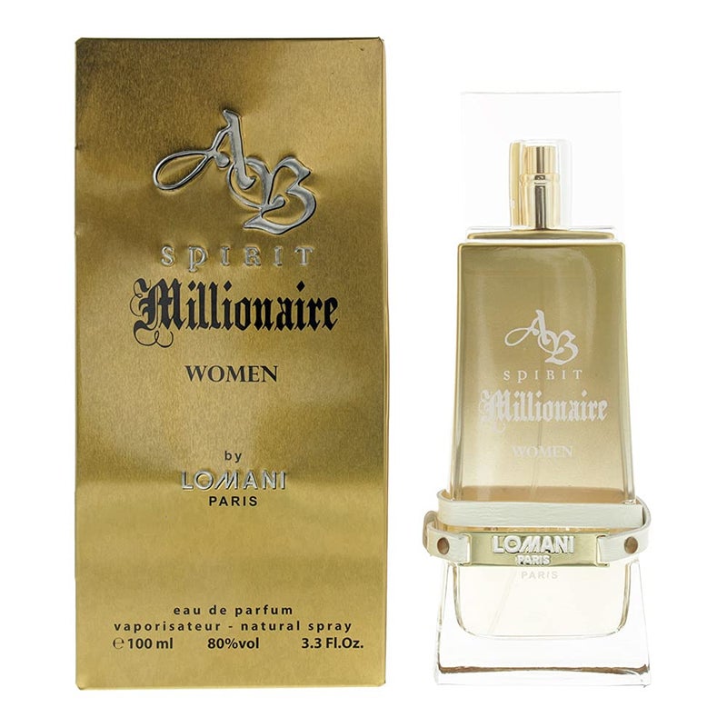 Lomani AB Spirit Millionaire Eau de Parfum Spray for Women, 3.3 Ounce - Image 2