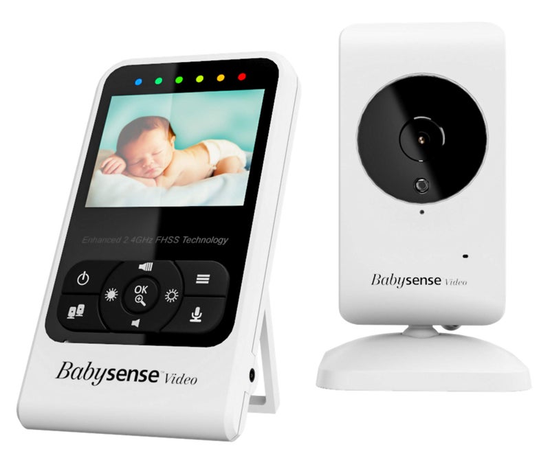 Babysense New Model - Babysense Baby Video & Movement Monitor - Bundle Pack - Babysense Video Baby Monitor V24R with Babysense 7 Under-The-Mattress Movement Monitor - 2 in 1 - Image 2