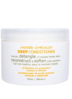 Mixed Chicks Mixed Chicks Detangling Deep Conditioner - Softens, Moisturizes & Detangles Straight or Curly Hair, 8 fl.oz  - Image 1