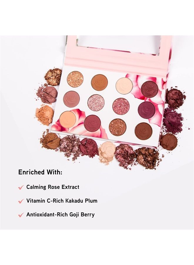 Physicians Formula Rosé All Play Eyeshadow Makeup Palette, Bouquet, 12 Pan Eye Make Up - Image 2