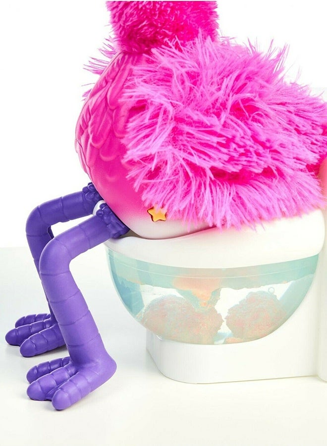 Flamingo Interactive Plush Toy Electronic Pets - Singing, Dancing & Eating Stuffed Animal with Pooping Action, Voice Recognition & Includes Bonus Food Props, for Kids' Imaginative Play, Birthday Gifts & Ages 3+ - Soft Plush, Easy to Clean  - Image 3