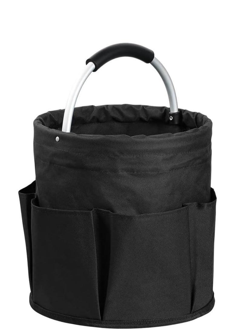 TRASSLE 17L Collapsible Tool Bag Laundry Organizer Outdoor Camping Garden Harvest Basket Home Bathroom Storage Bath Wash Bag  - Image 1