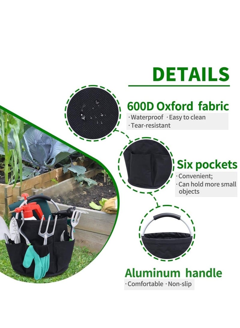TRASSLE 17L Collapsible Tool Bag Laundry Organizer Outdoor Camping Garden Harvest Basket Home Bathroom Storage Bath Wash Bag  - Image 3