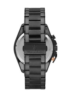 Maserati Men’s Traguardo Black Dial Stainless Steel Band SET Watch R8873612050 – 45mm  - Image 4