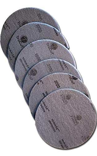 Creating the Difference TruCut Sanding Pads | Made Specifically for Bowling Balls | Resurfacing – Surface Management (6 Pack Variety All Grits 500/1000 / 1500/2000 / 3000/5000, 6 inch) - Image 1