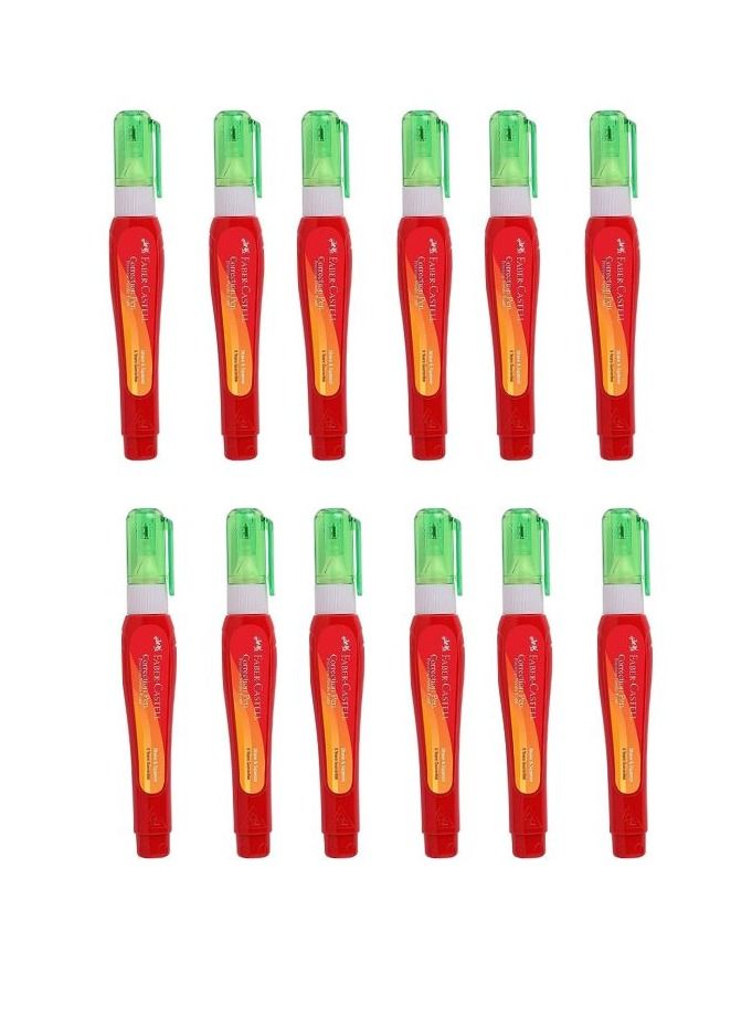 FABER-CASTELL 12-Piece Correction Pen 12ml Content - Image 1