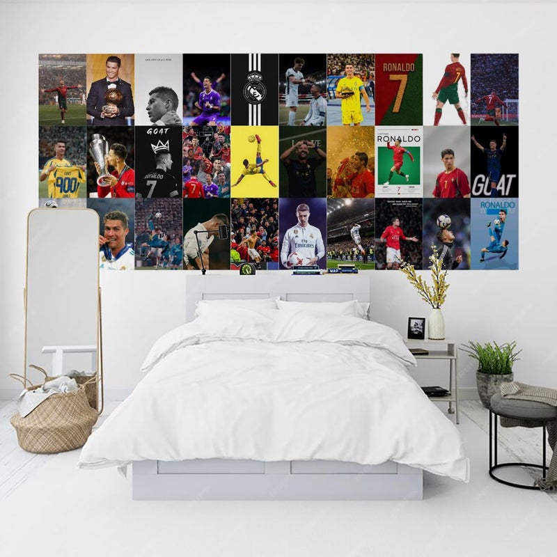 Kitty Cat Ronaldo Aesthetic Wall Collage Kit 30 Unique Poster Set Free Tape 4x6in Each Posters Dorm Hostel Essential Aesthetic Room Decor Ronaldo - Image 5