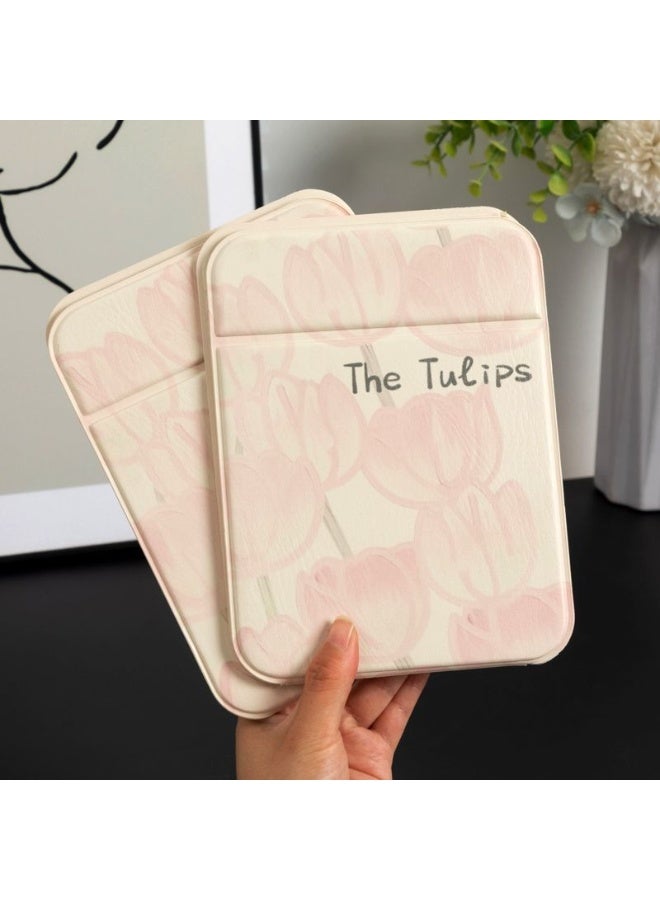 Kiffiyeh Tulip Foldable Tabletop Makeup Mirror | High-Definition Portable Vanity Mirror for Students, Dormitories & Offices | Small Size - Image 4