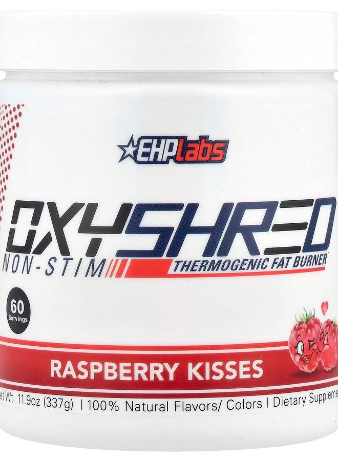 EHPLabs OxyShred NonStim Thermogenic Fat Burner Raspberry Kisses 11.9 oz (337 g)