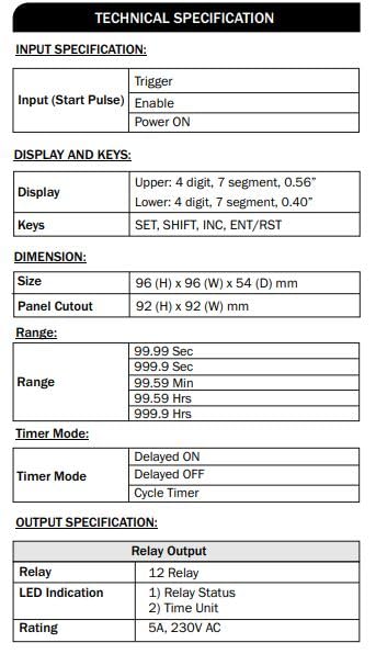 Multispan SQT1244 12Channel Programmable Sequential Timer - Image 4