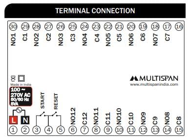 Multispan SQT1244 12Channel Programmable Sequential Timer - Image 2