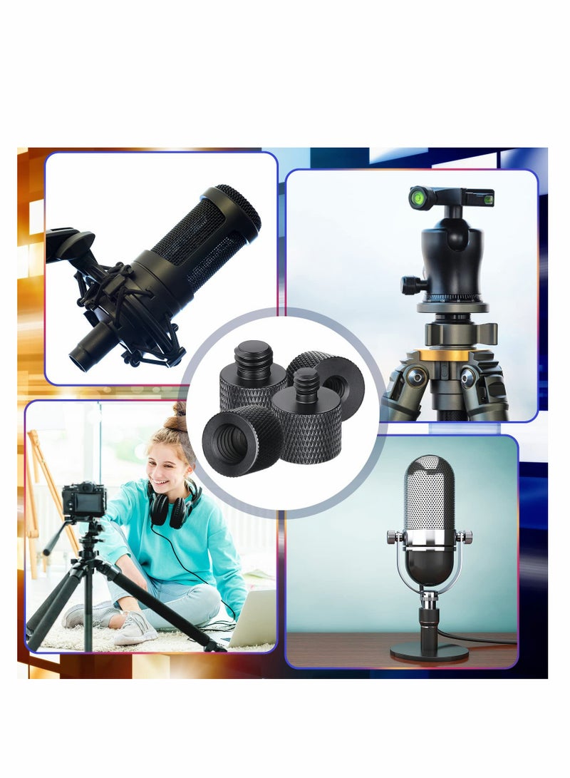 Excefore Tripod Screw Adapter, 1/4 Male to 3/8 Female and 3/8 Male to 1/4 Female Camera Screw Adapter for Camera Tripod Mount Microphone Stand Microphone Stand - Image 3