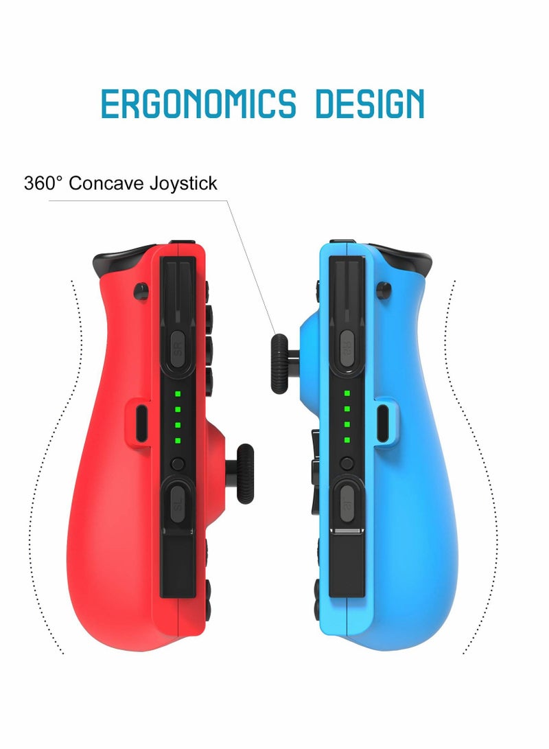 Y&D Gamepad Charger for Nintendo Switch Joycon Ergonomic Design Play While Charging Overcharge Protection Plug and Programmable Macros  - Image 4