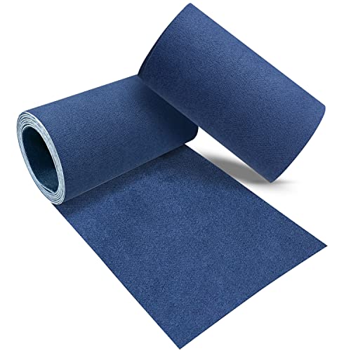 Azobur Velvet Repair Patch, Self-Adhesive Flannel Fabric Patch, Multi Colors, Microfiber Patch，Can be Used to Patch Sofas, Car Seats, Handbags, Jacket Holes and Tears (Blue) - Image 1
