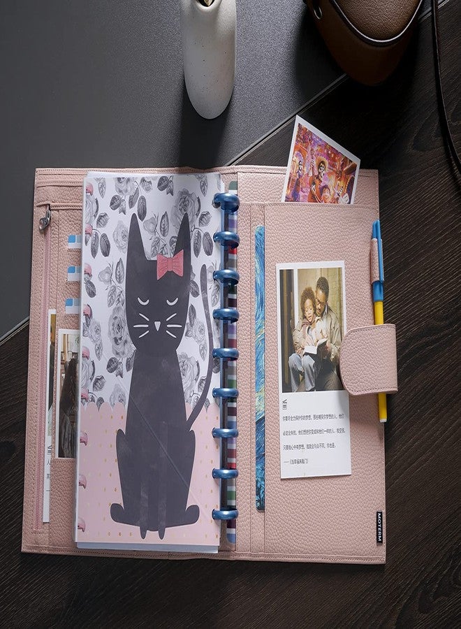 Moterm Leather Cover for HP Classic - with Pen Loop and Card Slots (Pebbled-Dusty Rose) - Image 4